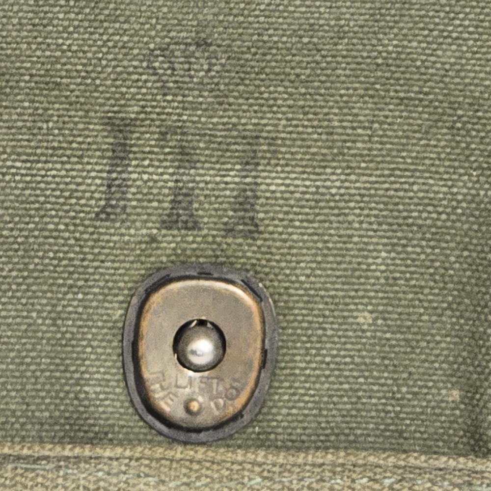 Vintage US Military M18A1 Chemical Detector Kit Canvas Case‎ Pouch ITT - Picture 2 of 16